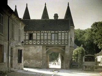 Old House in Longpont, Aisne, France